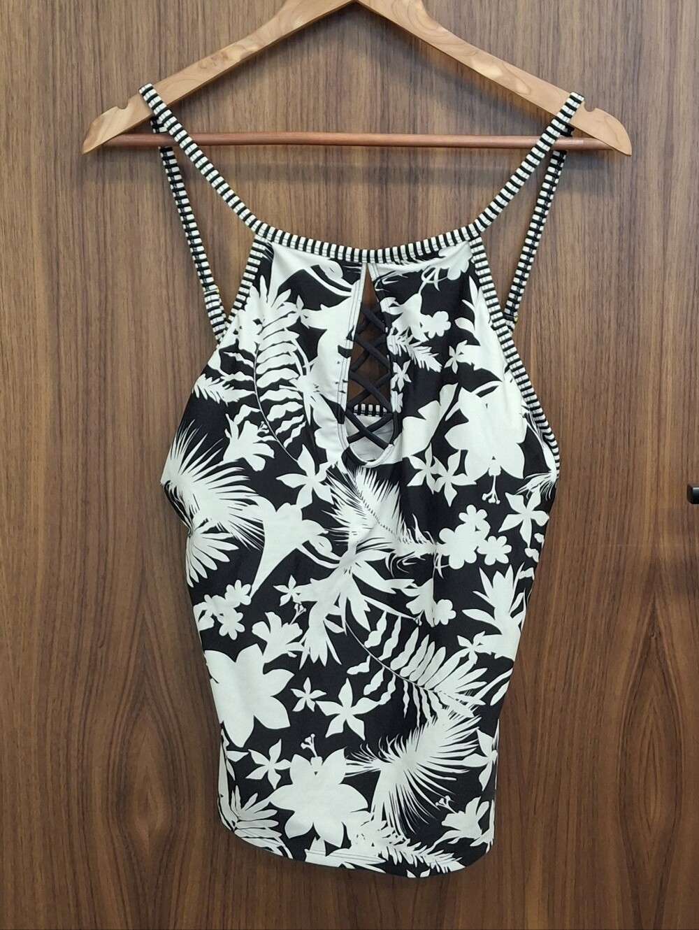 BLEU ROD BEATTIE Tankini Swim Top Sz 14